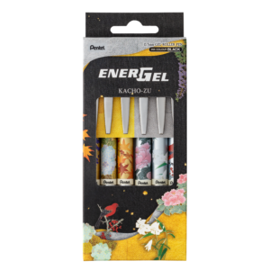 BLN75KC-6ST Energel Kacho-Zu Retractable Gel Pen 0.5mm – Limited Edition 6 Design Set